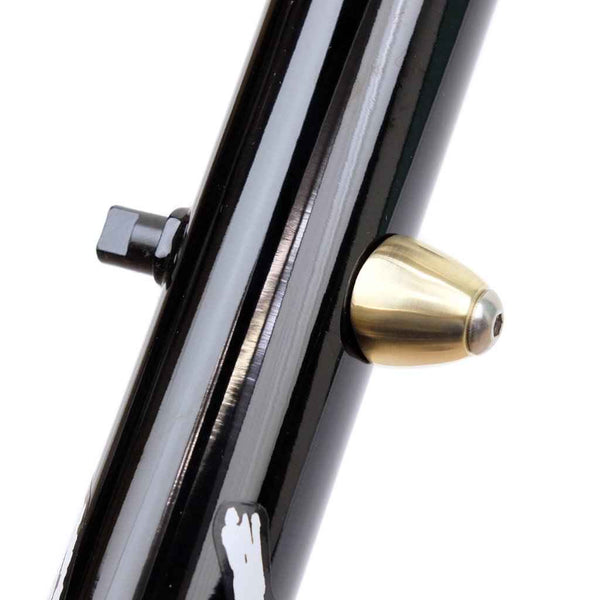 Blue Lug Brass Downtube Shift Boss Cover