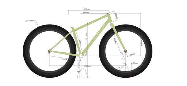 Singular Gryphon Mk3 Frameset - Khaki