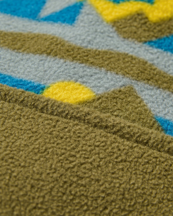 Passenger Set Off Recycled Polar 1/4 Zip Fleece