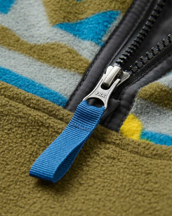 Passenger Set Off Recycled Polar 1/4 Zip Fleece