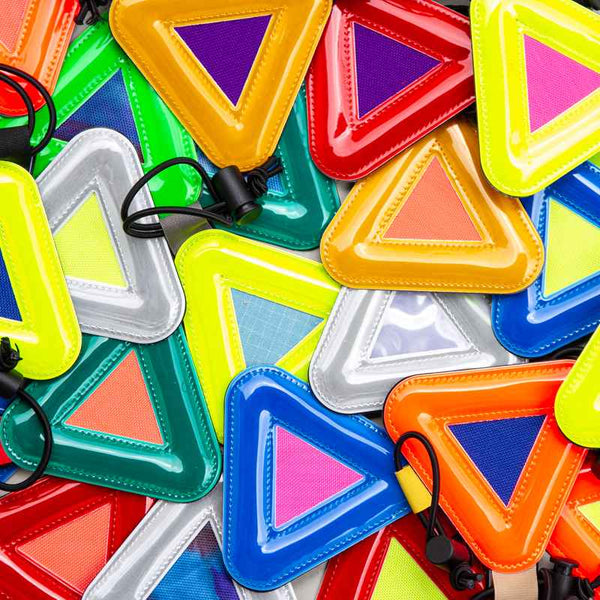 Blue Lug Triangle Reflector - Assorted