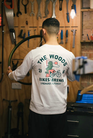 The Woods Bikes and Brews Long Sleeve T-shirt