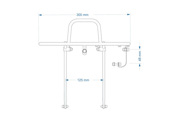 Allygn Grill Front Rack - Black