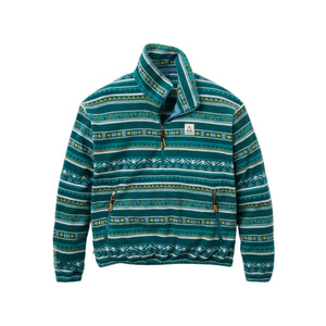 Passenger Women's Ayla Micro Polartec® Fleece - Geo Stripe Mediterranean