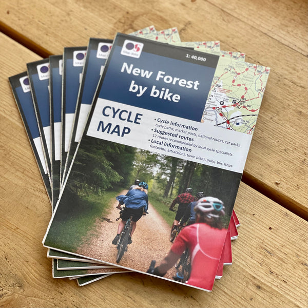 The New Forest by Bike map