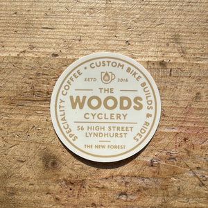 Woods Cyclery Sticker