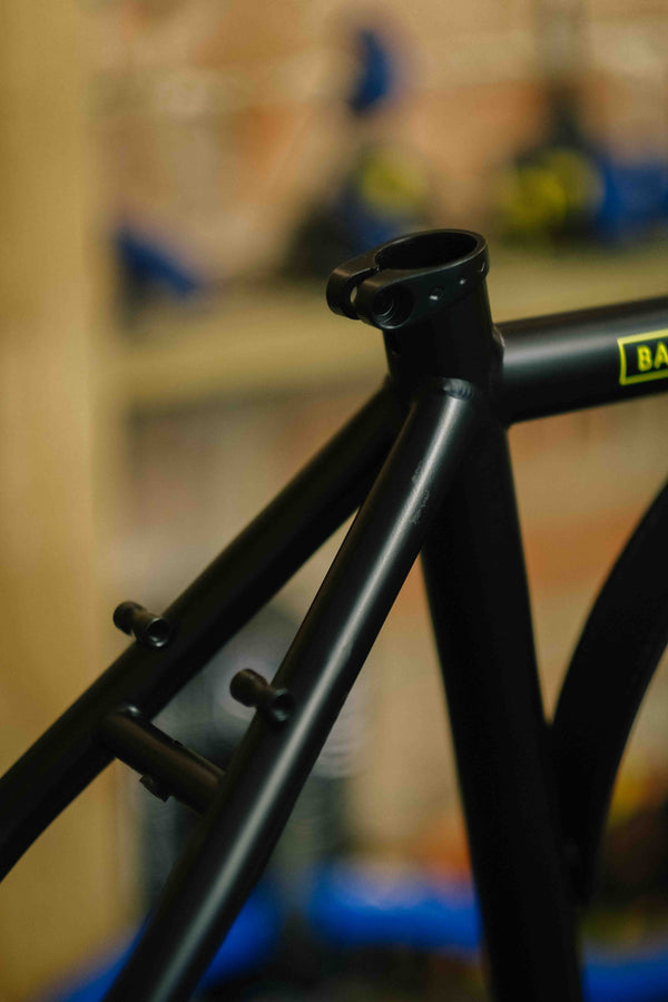 Bassi Hog's Back Frameset - Black, Shop Soiled