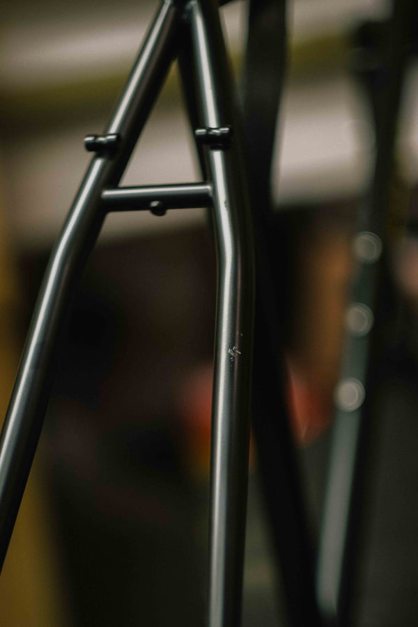 Bassi Hog's Back Frameset - Black, Shop Soiled