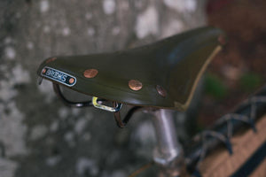 Brooks x The Woods Cyclery B17 Special Saddle - Moss Green