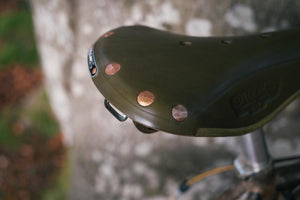 Brooks x The Woods Cyclery B17 Special Saddle - Moss Green