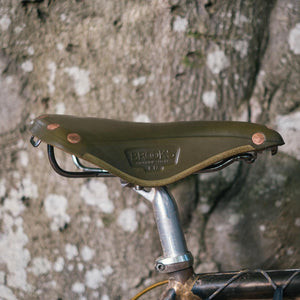 Brooks x The Woods Cyclery B17 Special Saddle - Moss Green