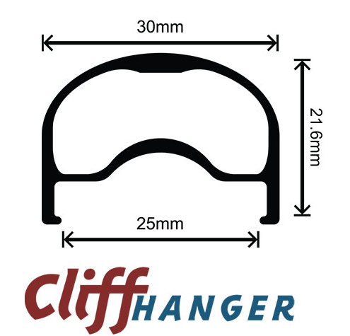 Velocity Cliffhanger Rim - Rim Brake