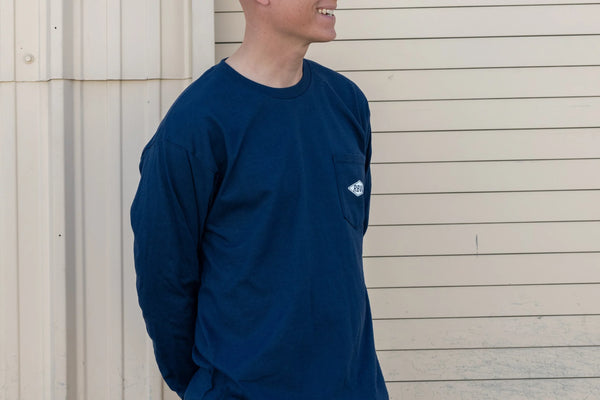 Rivendell - All Metal, All Mechanical Riv Pocket Long Sleeve - Navy