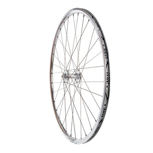 Halo Retro Road Front Wheel - Polished Silver