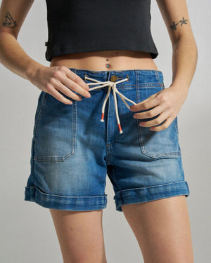 Passenger Women's Carriso Shorts - Light Wash Denim