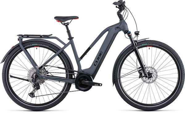 Cube Touring Hybrid EXC 500Wh Trapeze 2022 Grey ‘n’ Red