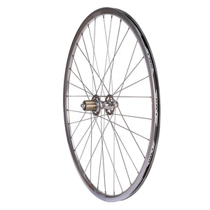 Halo Retro Road Rear Wheel - Polished Silver