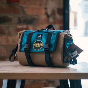 Wizard Works X The Woods Cyclery Badjelly Bar and Saddle Bag - Tan / Teal