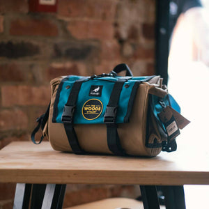 Wizard Works X The Woods Cyclery Badjelly Bar and Saddle Bag - Tan / Teal
