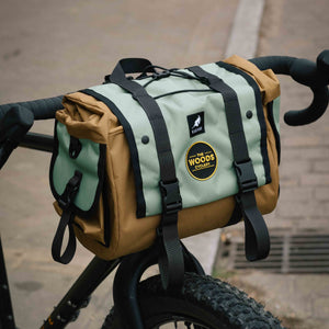 Wizard Works X The Woods Cyclery Badjelly Bar and Saddle Bag - Camel Pistachio