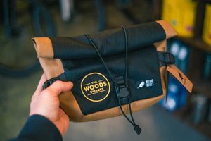 Wizard Works X The Woods Cyclery Snagla Hip Pack / Bar Bag - Black/Coyote