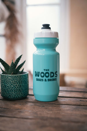 Woods Bikes and Brews Bottle Turquoise 'Frog' - 22oz