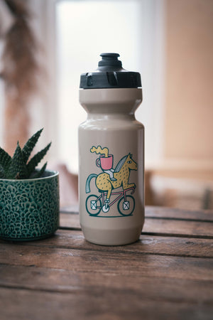 Woods Bikes and Brews Bottle Tan 'Horse' - 22oz
