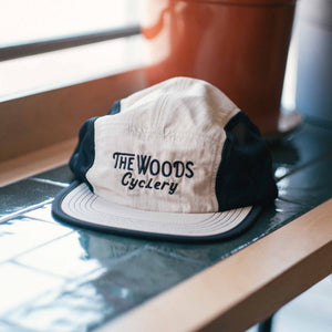 The Woods Cyclery Embroidered Running Cap - Stone