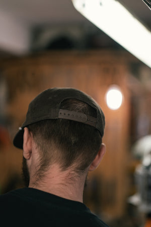 The Woods Cyclery Classic Cord Cap - Brown