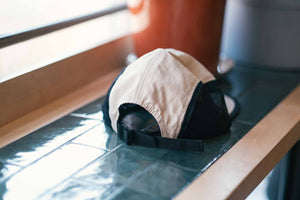 The Woods Cyclery Embroidered Running Cap - Stone