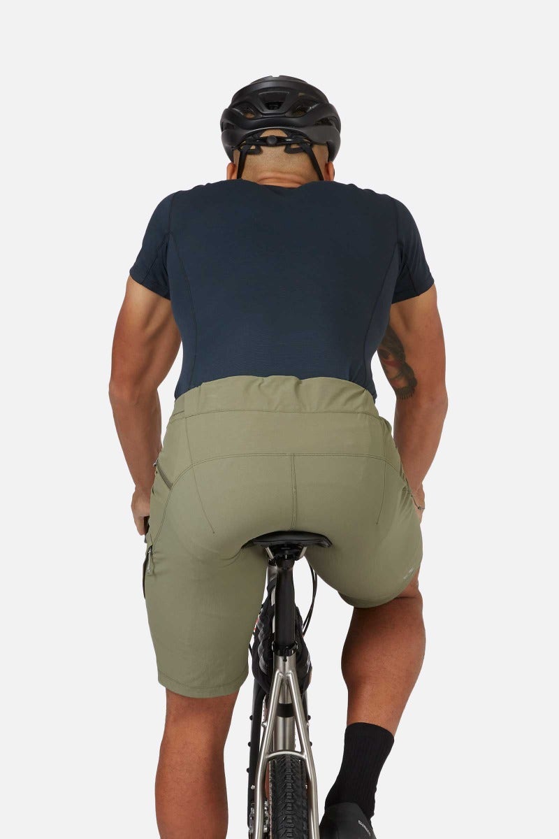 Rab Cinder Crank Shorts Mens Light Khaki The Woods Cyclery