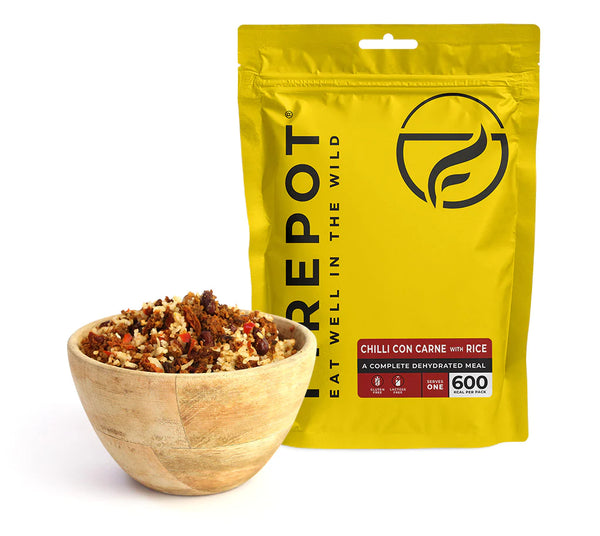 Firepot Food - Chilli con Carne and Rice