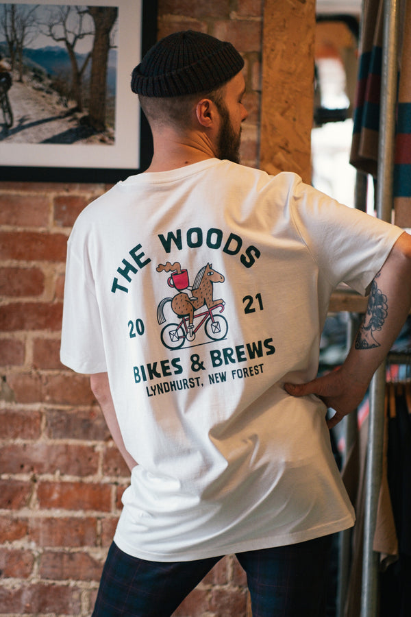 The Woods Bikes and Brews T-shirt