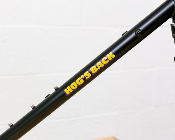 Bassi Hog's Back Frameset - Black, Shop Soiled