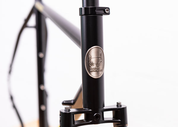 Bassi Hog's Back Frameset - Black, Shop Soiled