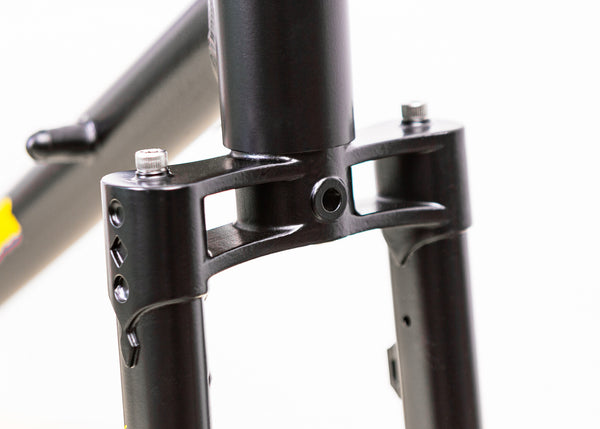 Bassi Hog's Back Frameset - Black, Shop Soiled
