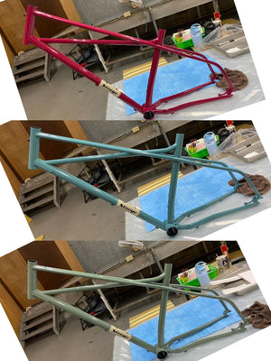Stooge MK-Moto Frameset - Scramblin' Blue