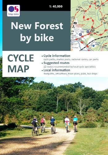 The New Forest by Bike map