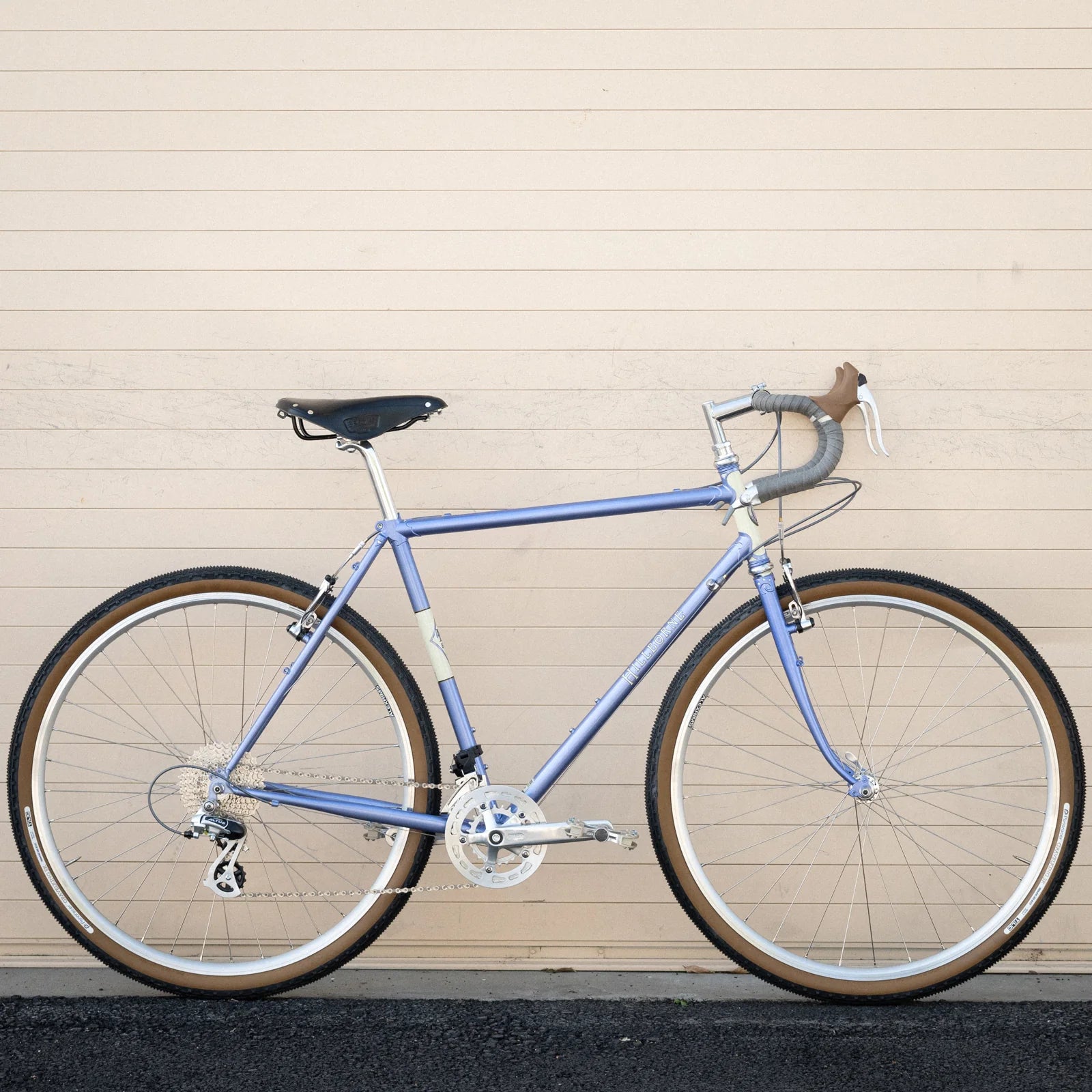 rivendell gravel bike Rivendell Sam Hillborne 2024 Frameset - Periwinkle