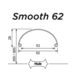 SimWorks by HONJO Smooth 62 Mudguards