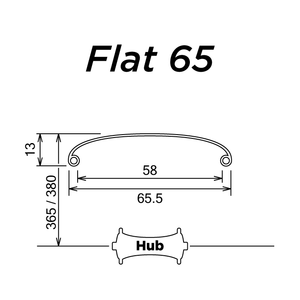 SimWorks by HONJO Flat 65 Mudguards
