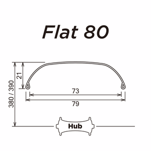 SimWorks by HONJO Flat 80 Mudguards